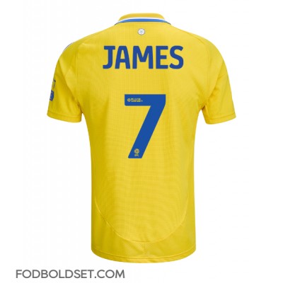 Leeds United Daniel James #7 Udebanetrøje 2024-25 Kortærmet Leeds United Daniel James #7 Udebanetrøje 2024-25 Kortærmet